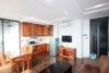 Balcony one bedroom apartment for rent in Tay Ho district 